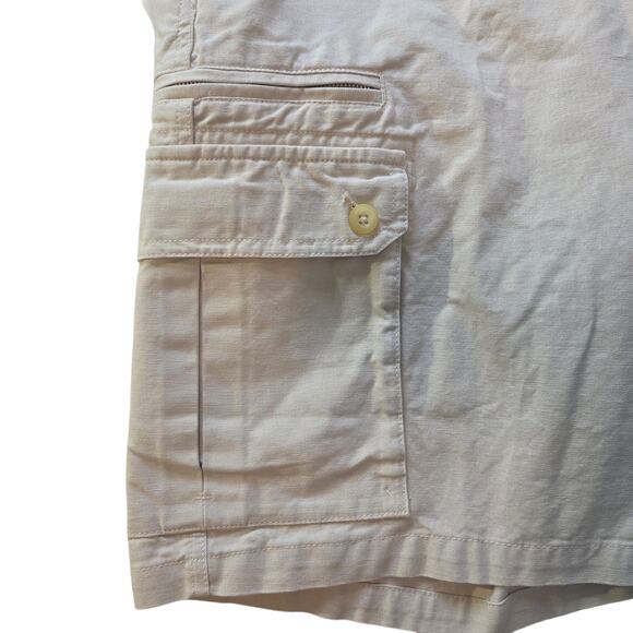Woolrich Men's Cargo Shorts NWT Size 38 Ridley Creek in Stone, 10" inseam Cotton - Picture 7 of 12